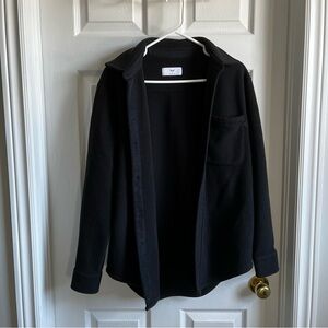 Black Button-Up Jacket